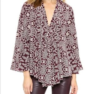 Elizabeth and James silk kimono blouse